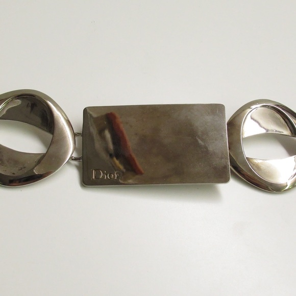 authentic CHRISTIAN DIOR chainlink BELT fits SM -L - Picture 3 of 5